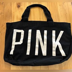 Victoria Secret Pink Tote Bag Black